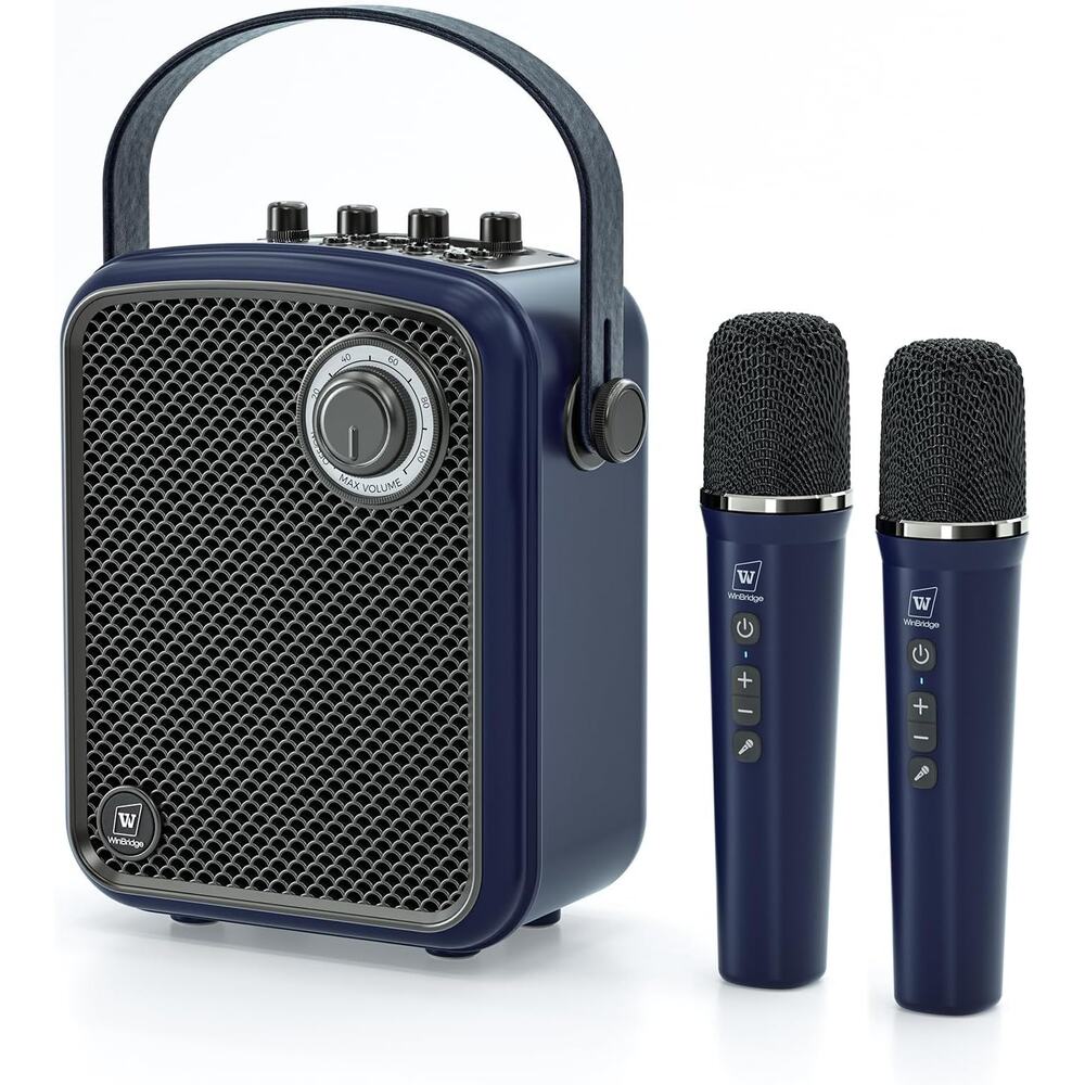 Wireless Voice Amplifier with 2 Wireless Microphones,Microphones and Speaker Set - Picture 2 of 5
